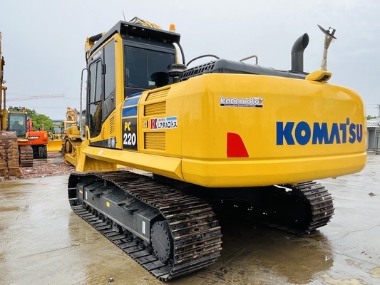 Sử dụng Komatsu PC220-8 Máy khai thác Crawer cũ Máy đào 1 CBM Máy xây dựng dung lượng xô