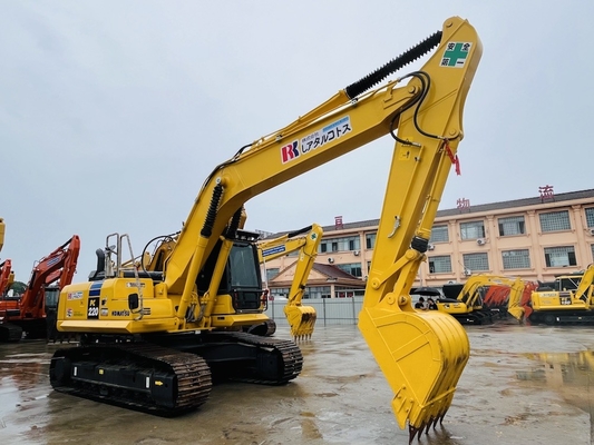 Sử dụng Komatsu PC220-8 Máy khai thác Crawer cũ Máy đào 1 CBM Máy xây dựng dung lượng xô