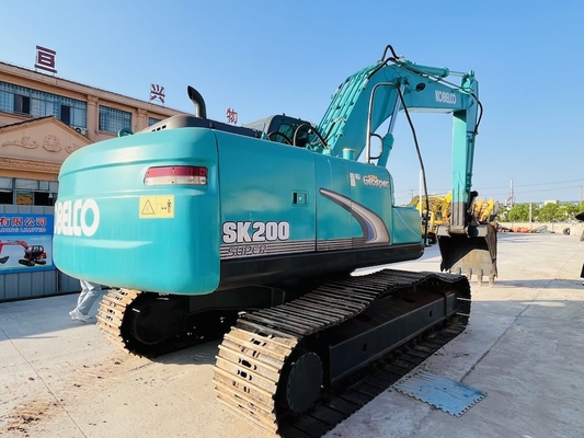 Sử dụng Kobelco SK200-8 Hydraulic Crawer Excavator cũ 20 tấn Digger Backhoe