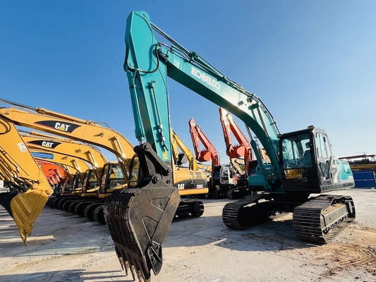 Sử dụng Kobelco SK200-8 Hydraulic Crawer Excavator cũ 20 tấn Digger Backhoe