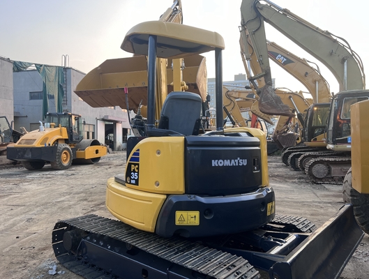 Máy đào mini sử dụng Komatsu PC35MR Máy đào lướt qua sử dụng Máy đào xây dựng