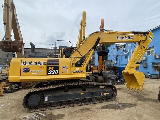 Nhật Bản làm bằng tay thứ hai Komatsu PC220-8 máy kéo thủy lực 22 tấn máy đào sử dụng Komatsu Digger