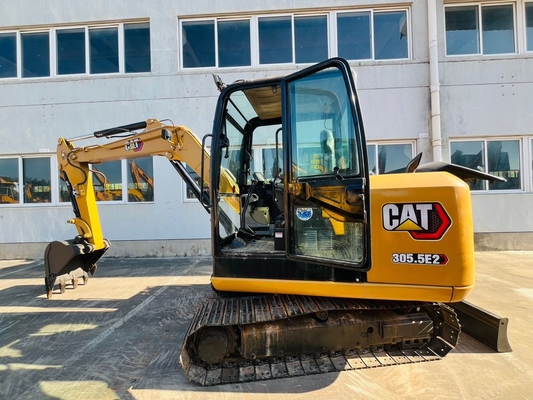 Máy đào mini Origianl Nhật Bản CAT 305.5E2 Máy đào lướt thủy lực cũ 5 tấn Máy đào cụt cũ