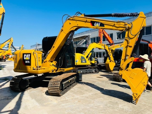 0.33 CBM CAT 307E2 Máy đào sâu Caterpillar sử dụng Nhật Bản Xây dựng máy đào 7 tấn