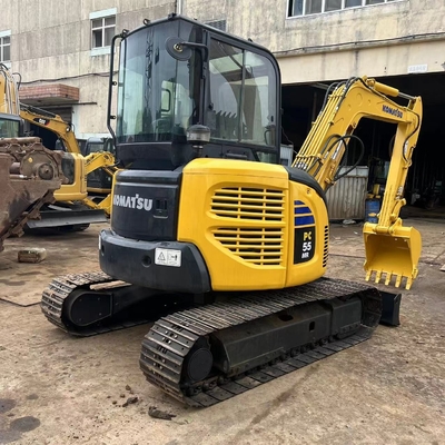 Máy đào mini 5 tấn nguyên bản sử dụng Komatsu PC55MR-2 PC50MR-2 Máy đào lướt lướt Máy đào cũ Máy xây dựng