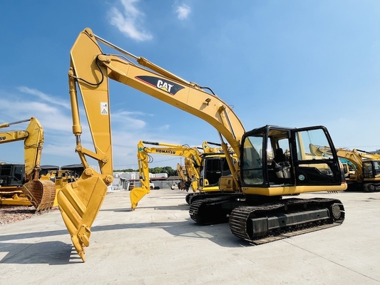CAT 320C Máy đào bò bò dùng cũ với độ sâu đào tối đa 6550mm và mô hình động cơ CAT 3066