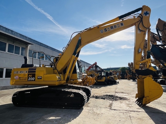 20 tấn 100% dụng cụ cũ Komatsu PC200-8 máy đào lượn sử dụng Digger gốc Nhật Bản Komatsu SAA6D107E-1