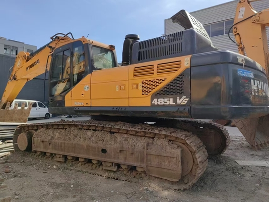 48 tấn nguyên bản tay hai Hyundai R485LVS Crawler Excavator sử dụng Hyundai Digger bán