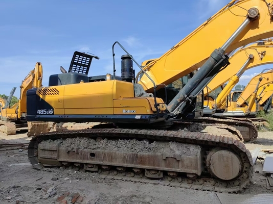 48 tấn nguyên bản tay hai Hyundai R485LVS Crawler Excavator sử dụng Hyundai Digger bán