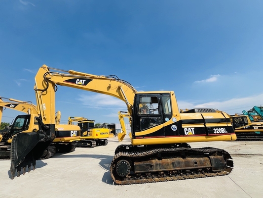 Nhật Bản Original CAT 320BL Máy đào cũ, 20 tấn Caterpillar Used Crawler Digger CAT 3066T Engine